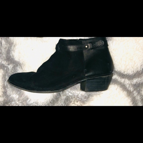 Black suede top booties - Picture 7 of 8